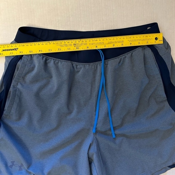Under Armour lined fitted mens Heat Gear athletic shorts w/hand pocketsSz-XL. W4 - Picture 10 of 12